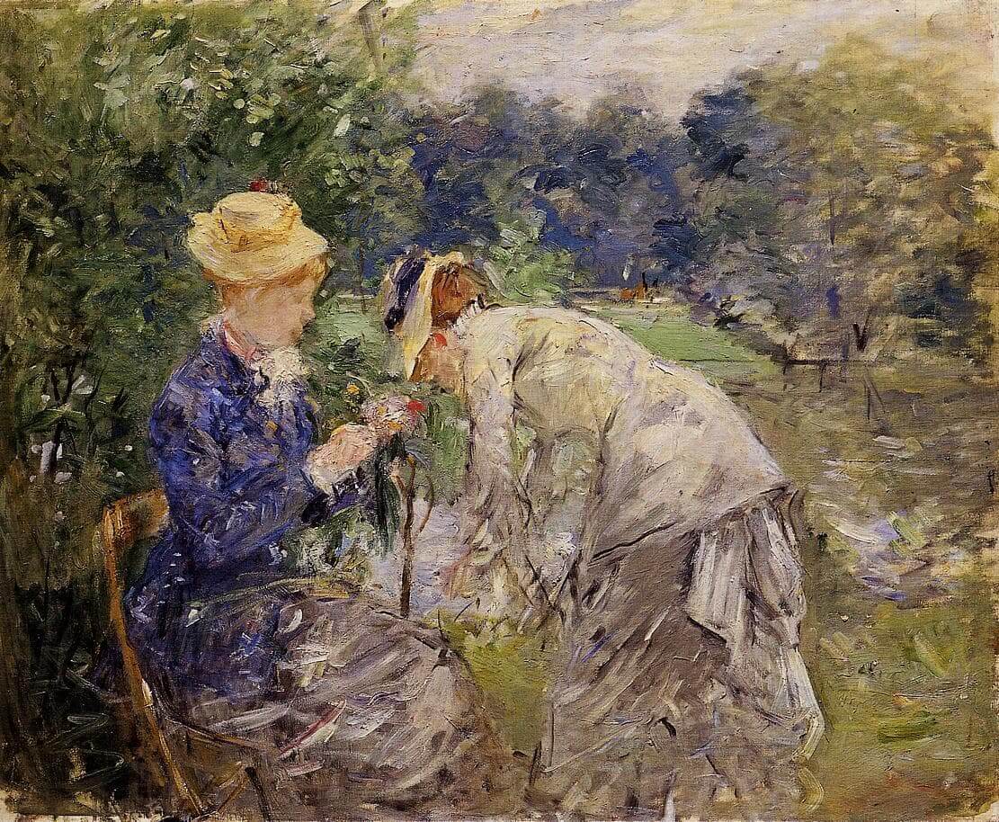 “In the Bois de Boulogne” por Berthe Morisot